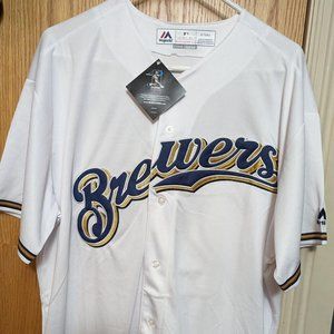 Milwaukee Brewers MLB Majestic Cool Base Christian Yelich Jersey Size XL